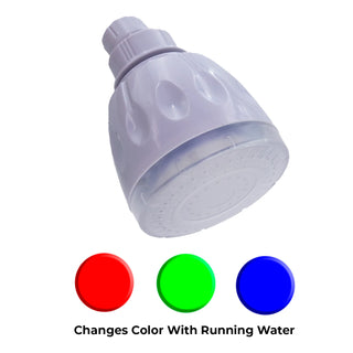 Color-Changing LED Shower Head