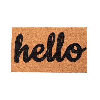 30″x17″ Coir Doormat – Hello