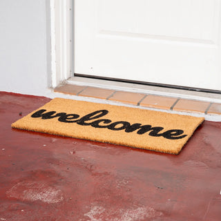 30″x17″ Coir Doormat – Welcome