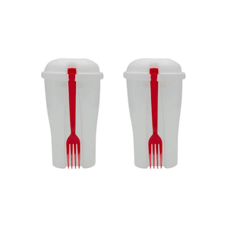 Portable Upright Lunch Container (2 Pack) – Red