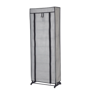 30 Pair Covered Shoe Organizer Rack