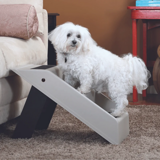 Portable Plastic Pet Steps (White)