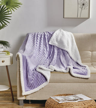 Corduroy Sherpa Throw (2 Pack)