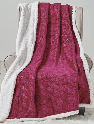 Louvre Sherpa Throw - (2 Pack)