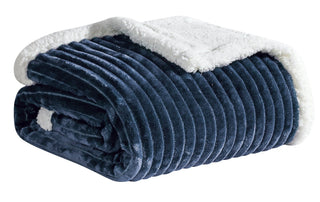 Corduroy Sherpa Blanket - Queen - (2 Pack)