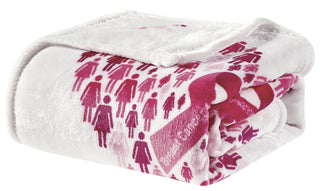 Pinktober Oversized Throw 50x70