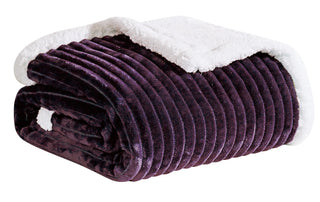 Corduroy Sherpa Blanket - Queen - (2 Pack)