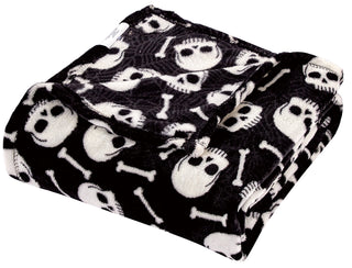 Skull & Bones Sherpa Throw - Ultra Soft & Cozy