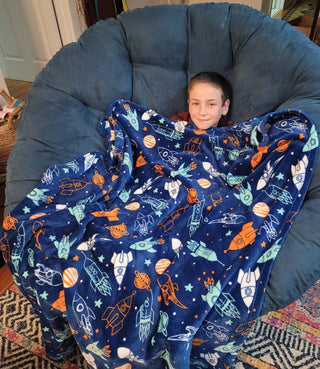 Space Adventure Oversized Ultra Soft Throw (50x70)
