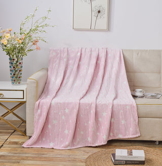 Soft & Cozy Glow in the Dark Throw - Star Light