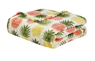 Tropical Pineapple Oversized Ultra Soft Throw (50x70)