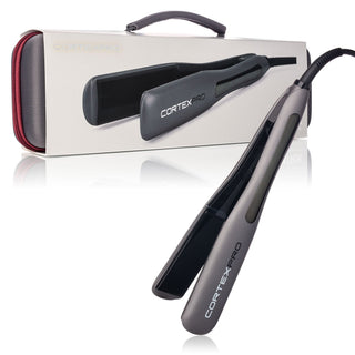 Pro Flat Iron | 1.5” Digital Heat Tourmaline Ceramic Plate Iron w/ Carrying Case