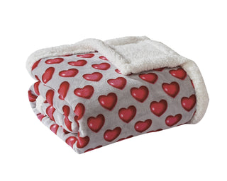 Juliette Throw Blanket with Sherpa 50x60