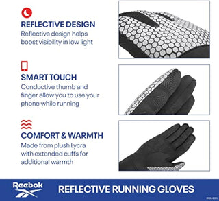 Reflective Running Gloves - XL