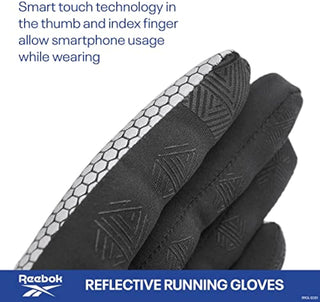 Reflective Running Gloves - XL