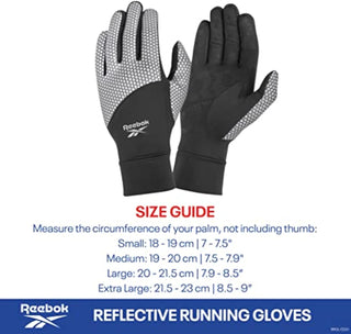 Reflective Running Gloves - XL