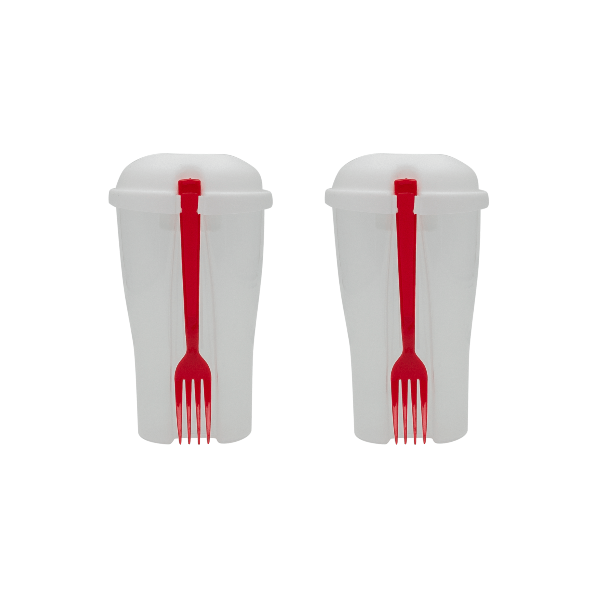Portable Upright Lunch Container (2 Pack) - Red - Intelligent Living